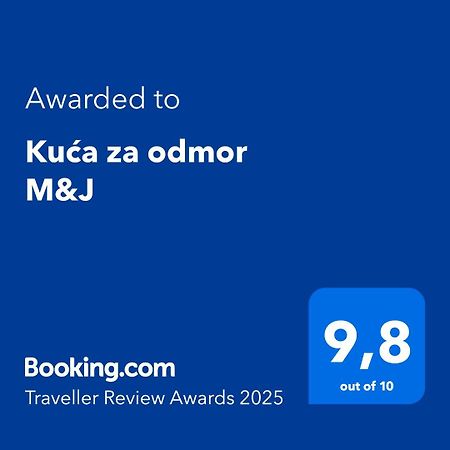 Вилла Kuca Za Odmor M&J Бенковац Экстерьер фото